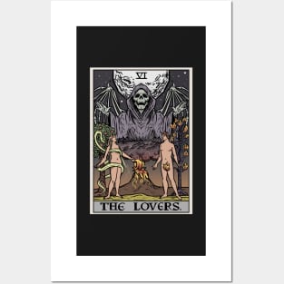 The Lovers Tarot Card Terror Tarot Edition Posters and Art